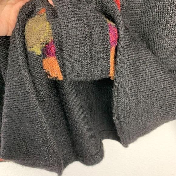 Invisible World Double Button Juneau AK Sweater Cardigan Alpaca Wool Medium Peru - Picture 4 of 5